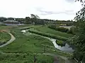 The Willenhall branch south of the Anson Branch Canal, near the Bentley Mill entertainment and retail area.
