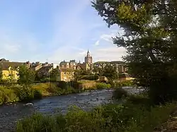 A town landscape