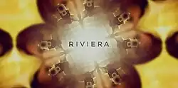 Series titles over multiple images of a pointed gun