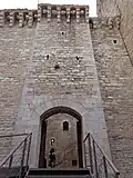 The entrance