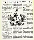 Cartoon by Lou Rogers, " Rushing the Growlers." The Modern Woman, Judge, 23 October 1913.
