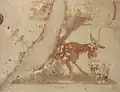 Room 9 South Wall Middle Zone Left goat figure