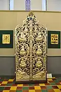 Silver-gilt Royal Doors from the Borys and Hlib Cathedral in Chernihiv, early 18th century