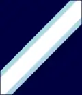 Unit flash applied to green ROC helmets, replacing black Observer Corps helmets, (stencilled with letters O.C. in white), during WWII.