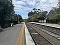 Northbound view from Platform 2, October 2024