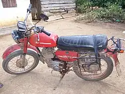 Minsk motorcycle, a development of a Soviet-built RT 125 copy