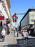 Søndergade is pedestrianized