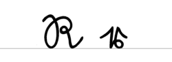 R r