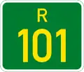 Regional route R101 shield