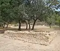 Unidentified historic building foundation within the park (possibly a guardhouse)[2]