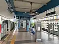 View of Rumbia LRT platforms