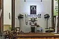 Niche with image of Black Madonna of Częstochowa and legend Totus tuus