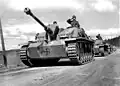 Finnish Sturmgeschütz assault gun during the Continuation War