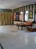 Sabha Mandap or audience hall on the first floor