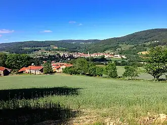 A general view of Saint-Anthème