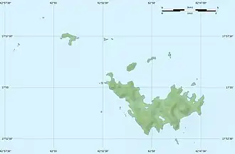 Gustavia is located in Saint Barthélemy