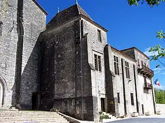 The town hall in Saint-Ferme