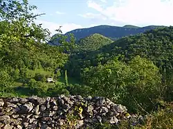 Hilly countryside