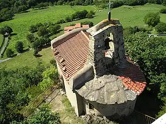 The church in Saint-Julien-de-Coppel