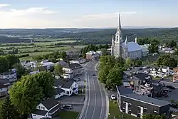Aerial view of Saint-Victor