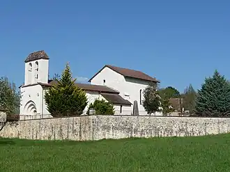 The church in Saint-Jean-d'Estissac