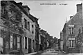 Old postcard showing the village of Saint-Denis-de-Mere
