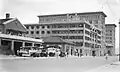 The Salisbury Road Center in the 1930s, with Old Kowloon Fire Station and The Peninsula Hong Kong