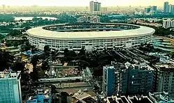 A view of the stadium in November 2021