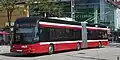 A Hess "Swisstrolley" trolleybus on route 3 in 2021