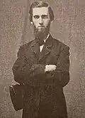 Samuel Decker Coykendall (1837-1913) in 1889, was son-in-law of Thomas Cornell and second president of the Cornell Steamboat Company and Kingston City trolley system