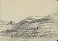 Outdoor sketch from Jones' 1890 sketchbook, NLW collection