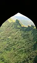 Suvela Machi view from Rajgad balekilla Mahadwar