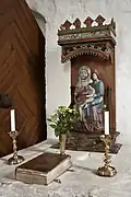 Altar dedicated to Saint Anne, mother of Mary.