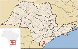 Location in São Paulo state