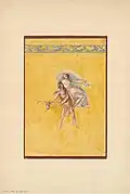Satyr and maenad in cubiculum "n"