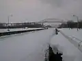 The bridge in winter in 2013