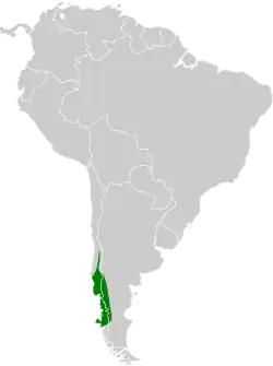 Map of range