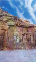The crowning ceremony of Ardashir II