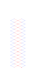 Multiple scissor-type structure