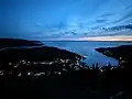 Image of the "Bond Site" view during night