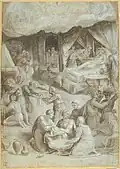 Preparatory study for the altar-piece