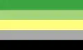 Second aromantic flag, February–November 2014