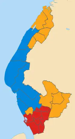2006 results map