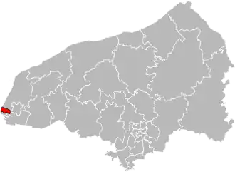 Situation of the canton of Le Havre-1 in the department of Seine-Maritime