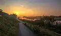 Dortmund-Ems Canal in the morning