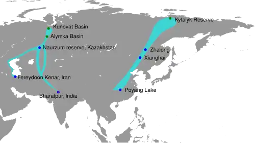 Map of range