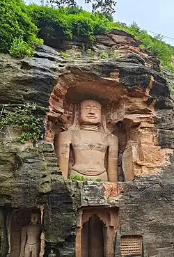 The 58.4 feet (17.8&nbsp;m) colossal at Gopachal Hill