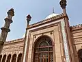 Side view of the mosque
