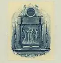 Bookplate for a patron named Sallie W. Hovey