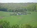 Traditional farmhouse near the Sighișoara-Șapartoc country path